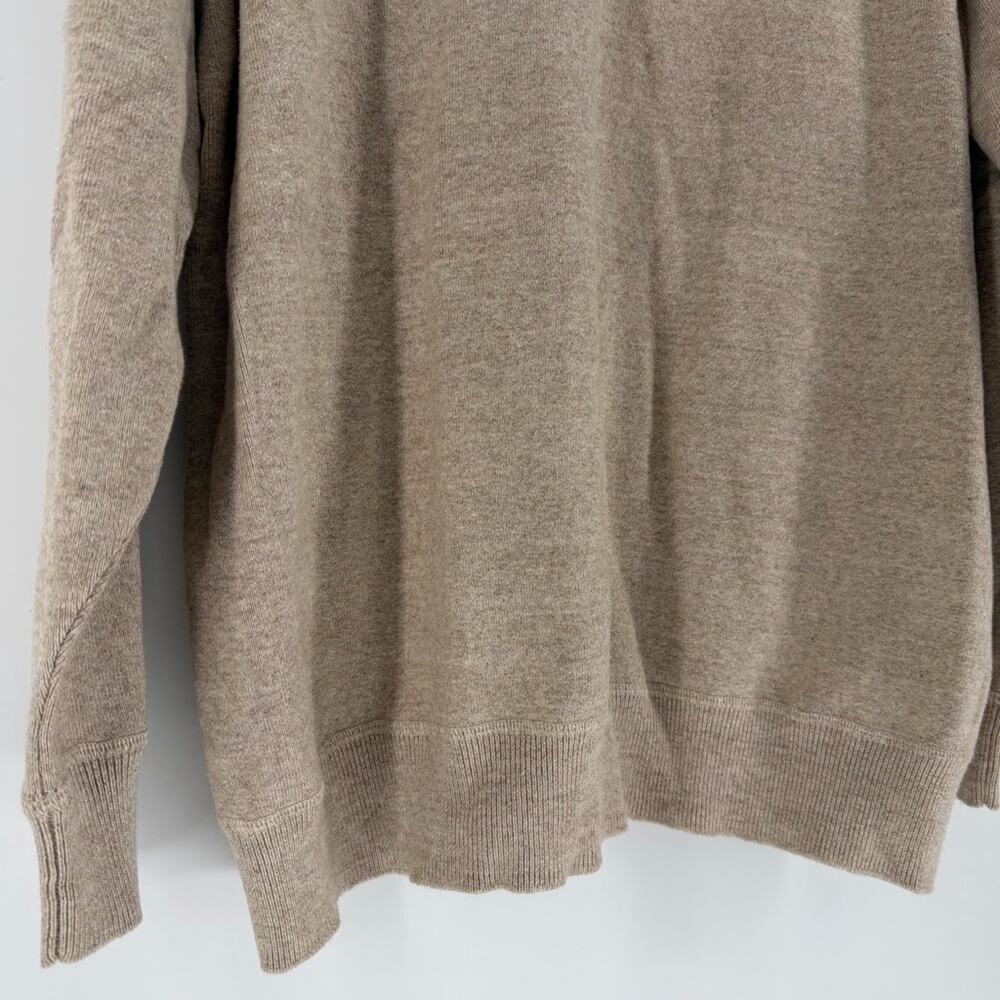POLO Ralph Lauren Crewneck Cotton Sweater Beige Mens Size 3LT Casual Preppy - Picture 3 of 10